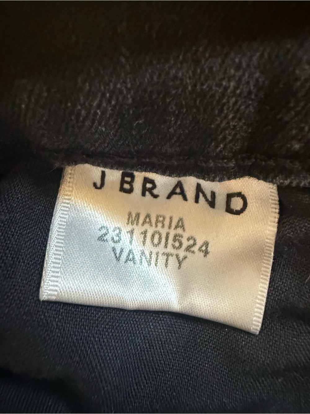J Brand Maria Vanity Black High Rise Skinny Jeans Sz 24 - Picture 7 of 11